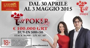 Tilt Poker Cup ritorna a Ca’ Noghera dal 30 aprile!