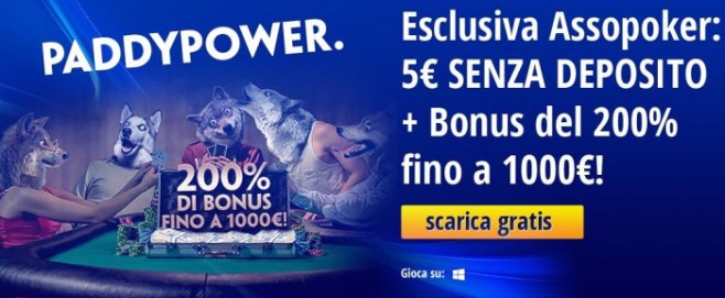 Poker bonus benvenuto