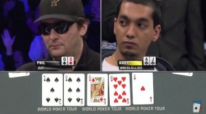 Il limp/raise di Phil Hellmuth funziona ma lo scoppio è dietro l'angolo