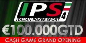 IPS 4 al via a San Marino: 100.000€ GRT e tanto cash game