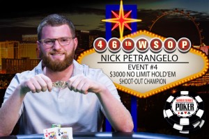 WSOP 2015: Nick Petrangelo vince il suo primo braccialetto nello Shootout