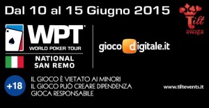 WPT Sanremo: il programma completo dal 10 al 15 giugno