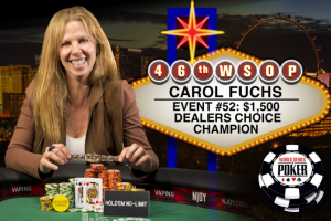 Ladies Event? No grazie. Carol Fuchs vince il WSOP Dealers Choice