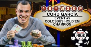 WSOP 2015: Garcia doma il Colossus, Volpe vs Lehr nell'Heads Up