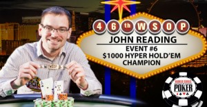 WSOP 2015: John Reading a segno nell'Hyper, 17° David Vamplew