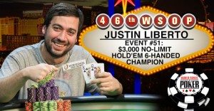 WSOP 2015: Justin Liberto vince il NLHE 6-Handed, Jacquelyn Scott il Ladies Event