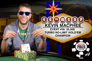 Kevin Macphee, turbo è bello: vince il suo 1° braccialetto WSOP