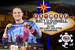 WSOP 2015: a Matt O'Donnel 551.941$, Bonomo sfiora il braccialetto