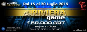 The RIVIERA GAME: il low buy-in da 50.000€ GTD arriva a Sanremo