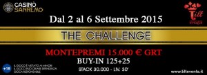 Casinò Sanremo: stasera inizia The Challenge, per un week end low stakes appassionante