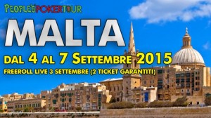 People’s Poker Tour: da oggi inizia la tappa di Malta, 64 qualificati online