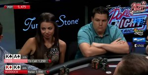 Poker Night in America: il giornalista Steve Ruddock folda K-K preflop