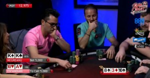 Negreanu-Esfandiari, che scintille! Quattro straddle e un piatto enorme