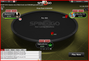Pokerstars.it: killeroby797 vince lo Spin&Go da 300.000€!