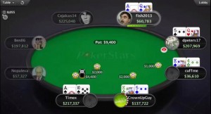 Il final table a carte scoperte del 51.000$ con Ben86, Timex e CrownUpGuy!