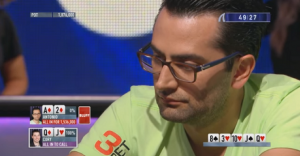 Magia di Antonio Esfandiari: bluffa l'all-in al river e fa foldare top two pair!