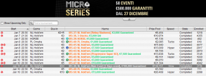 Che successo per le MicroSeries: 50 eventi senza overlay! Kelevra0000 vince il Main