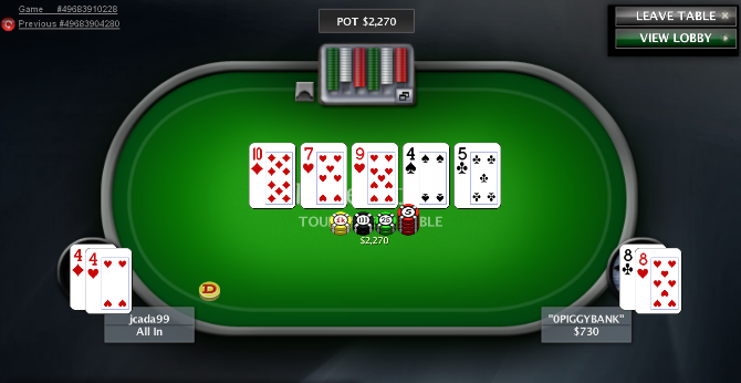 PokerStars heads-up