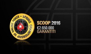 PokerStars.it: arriva lo SCOOP con un montepremi totale garantito di 2.650.000€