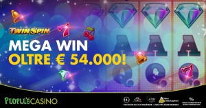 People’s Casino: il palermitano ciro1976 vince 54.000€ con un solo spin