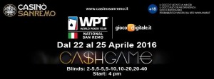 WPT National Sanremo: tavoli di cash game aperti al Casinò, i dettagli (rake, limiti, cap e orari)
