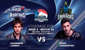 Dario Sammartino vs Alex Luneau: segui la Global Poker League in streaming!