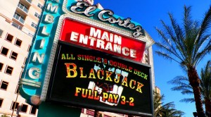 Las Vegas: il blackjack a Downtown, il top è il single deck dell'El Cortez
