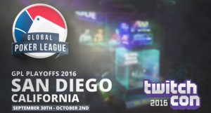 Global Poker League: i playoff si terranno a San Diego in occasione del TwitchCon 2016