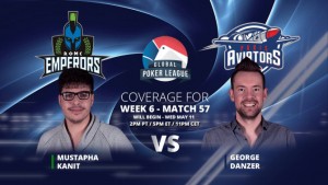 Global Poker League: Pescatori-Kanit, staffetta da 4 punti. Stasera heads up Musta vs Danzer!