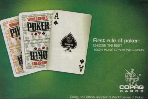 WSOP, addio alle carte Modiano: annunciato il ritorno delle Copag
