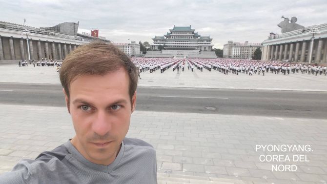 Flavio Ferrari Zumbini a Pyongyang, Corea del Nord