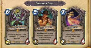 Scossa Hearthstone in Arena: spariscono 45 carte!