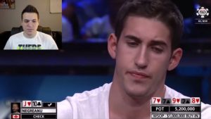 Doug Polk analizza una mano tra Daniel Negreanu e Dan Colman