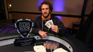 Patrick Mahoney dall'online al live: "pmahoney22" vince il Seminole Rock'n'Roll Poker Open per 564.227$