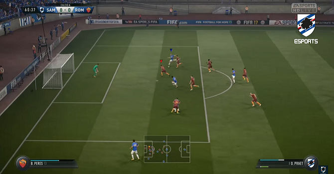 FIFA 17, per la prima volta si sfidano Sampdoria e Roma