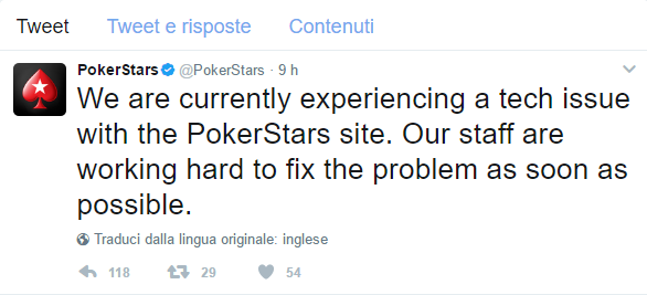 pokerstars down