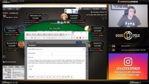 Doug Polk in versione troll scrive al supporto di Pokerstars: "C'è un errore nel 25k, Fedor Holz è stato eliminato"