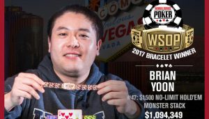 WSOP 2017: Brian Yoon vince un milione di dollari nel Monster Stack
