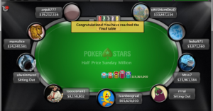 buba971 fa l'impresa: vince il Sunday Million partendo da meno di 4 big blind al final table