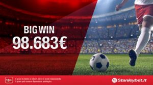 Che colpooo! Giovane pugliese indovina 11 schedine consecutive da quasi €100.000 su StanleyBet.it