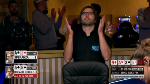 Gianluca Speranza, la beffa finale: è runner up al Main Event WSOPE, vince Roca De Torres!