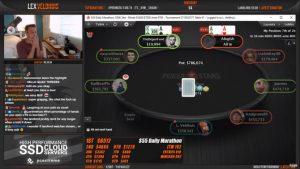 Lex Veldhuis folda K-K preflop in un MTT Online, l'avversario aveva A-A