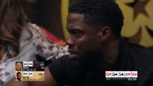 Kevin Hart legge male la mano, rovina il bluff all'avversaria e le regala €15.000 per continuare a giocare!