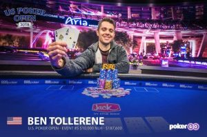 US Poker Open: Ben Tollerene vince il #5, decide una mano "slowrollata"