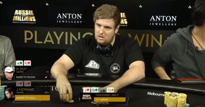 James Hopkins Aussie Millions 2018