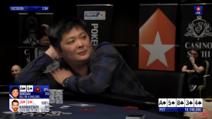 Viktor Shegai trasforma top pair in bluff alll'EPT Sochi: Karmatskiy folda la mano migliore