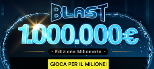 Blast da 1 milione di € con buy in da 1€: solo su 888!