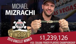 Michael Mizrachi nella storia WSOP: vince per tre volte il $50.000 Players Championship