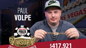 WSOP 2018: Volpe batte Elezra e cala il tris di bracciali, final table Vip per il Colossus