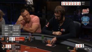 Jason Mercier riceve A-A tre volte nella stessa sessione, vince monster pot contro Berkey